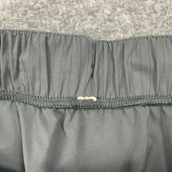 Lululemon Shorts Mens M Medium Gray Striped Elastic Waist Drawstring Gym Train - Picture 5 of 14